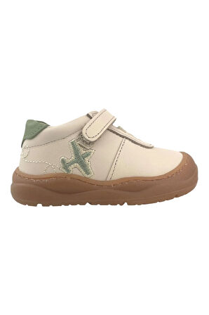Plane Erkek Çocuk İlk Adım Ayakkabısı Bej