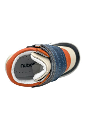 Ottoman Erkek Bebek İlk Adım Ayakkabısı Lacivert-Bej