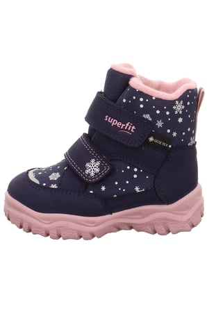 Husky1 Superfit Goretex Kız Bebek Kar Botu Lacivert