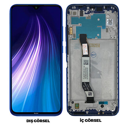 Teknonet Xiaomi Redmi Note 8 Uyumlu Org Lcd+Dokunmatik+Çıtalı NT-82549