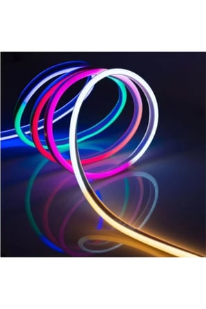 CT-4567 Pixel Neon LED Set 5 Metre RGB Kumandalı Esnek Şerit Işık İç & Dış Mekan Dekoratif Aydı