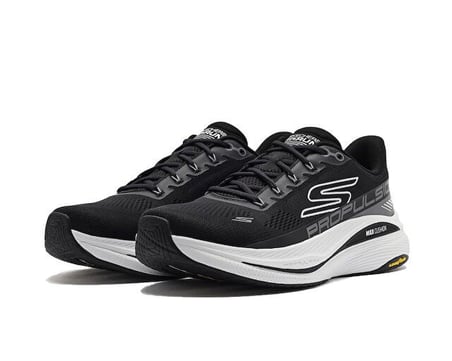 SKECHERS MAX CUSHIONING PROPULSION Erkek Koşu Ayakkabısı 220509-BKW Siyah