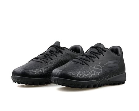 SKECHERS GOLD TF Erkek Halı Saha Ayakkabısı 252018-BKSL Siyah