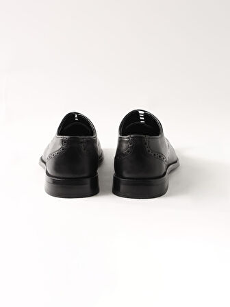 Dufy Siyah Erkek Deri Klasik Ayakkabı - 103024