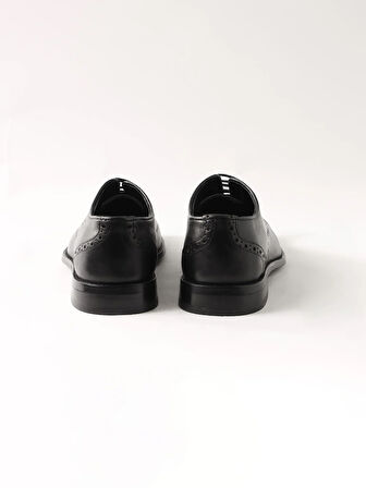 Dufy Siyah Erkek Deri Klasik Ayakkabı - 103024