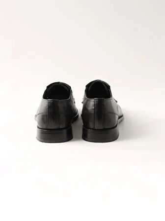 Dufy Siyah Erkek Deri Klasik Ayakkabı - 103054