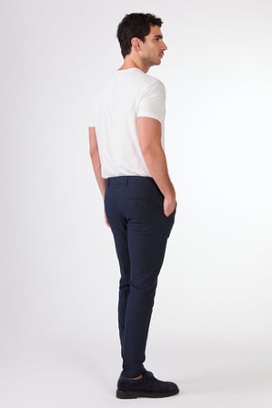 Erkek Ekstra Slim Fit Lacivert Pantolon