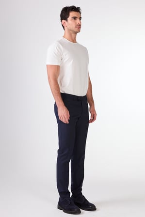 Erkek Slim Fit Lacivert Pantolon