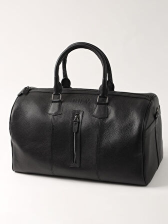 Dufy Siyah Erkek Deri El Seyahat Çantası - 104264