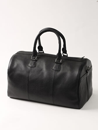 Dufy Siyah Erkek Deri El Seyahat Çantası - 104264