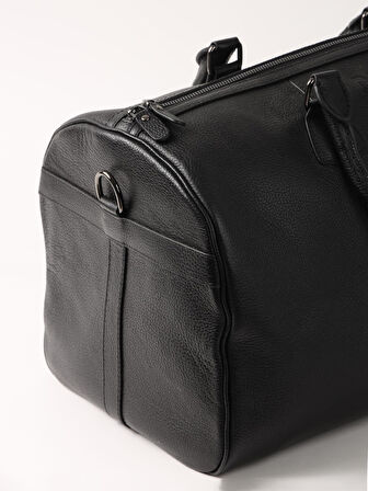 Dufy Siyah Erkek Deri El Seyahat Çantası - 104264