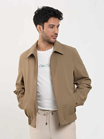 Dufy Vizon Erkek Regular Fit Düz Klasik Yaka Bomber Mont - 104399