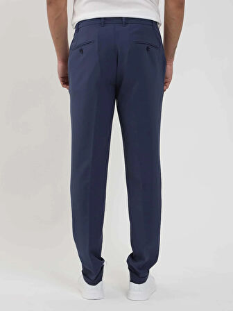 Dufy Lacivert Erkek Slim Fit Düz Jogger Pantolon - 104523