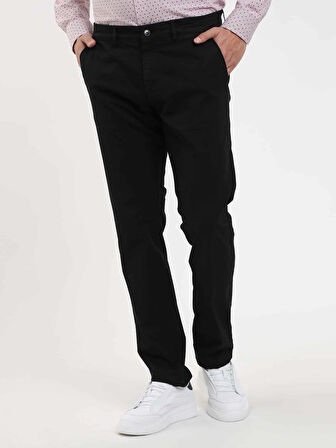 Dufy Siyah Erkek Regular Fit Düz Pantolon - 105385