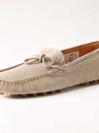 Dufy Bej Erkek Süet Loafer Ayakkabı - 105705