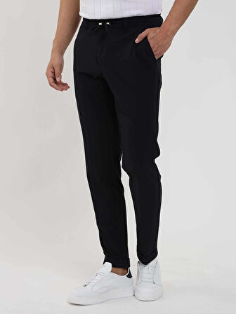 Dufy Lacivert Erkek Slim Fit Düz Pantolon - 106944