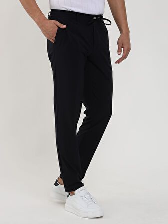 Dufy Lacivert Erkek Slim Fit Düz Pantolon - 106944