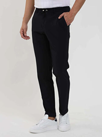 Dufy Lacivert Erkek Slim Fit Düz Pantolon - 106944