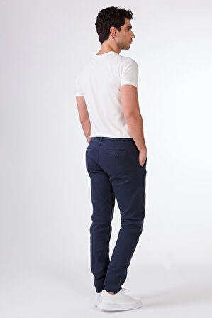 LACİVERT   DÜZ ERKEK PANTOLON - SLIM FIT