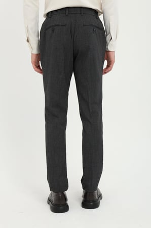 Erkek Slim Fit Siyah Pantolon