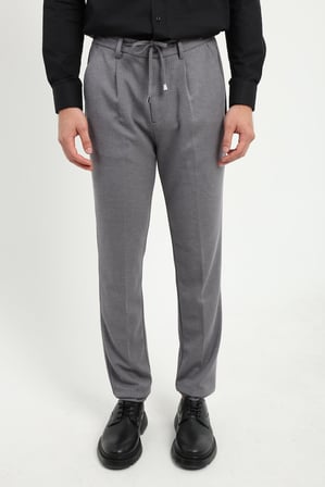 Erkek Slim Fit Gri Pantolon