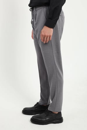 Erkek Slim Fit Gri Pantolon