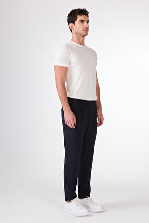 LACİVERT   DÜZ ERKEK PANTOLON - SLIM FIT