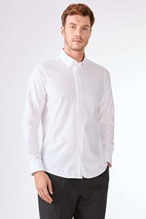 EKRU    ERKEK GÖMLEK - SLIM FIT