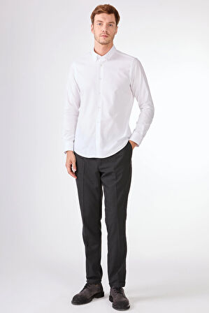 EKRU    ERKEK GÖMLEK - SLIM FIT