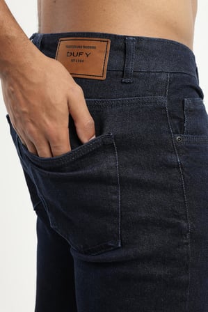 Erkek Regular Fit Lacivert Jean