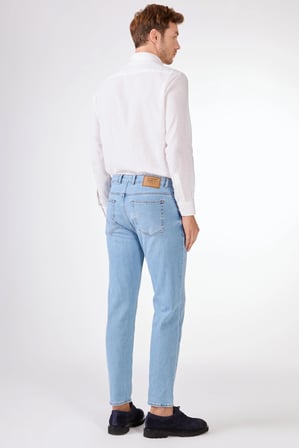 Erkek Regular Fit Açık Mavi Jean