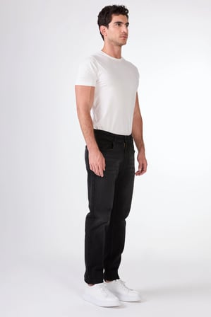 Erkek Regular Fit Koyu Gri Jean
