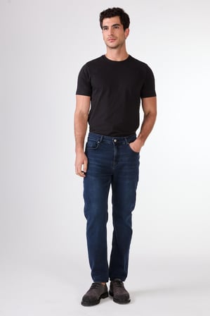 Erkek Slim Fit M.Lacivert Jean