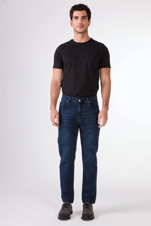 Erkek Slim Fit M.Lacivert Jean