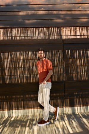 Erkek Slim Fit Kemik Pantolon