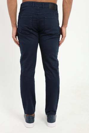 Erkek Slim Fit Lacivert Pantolon