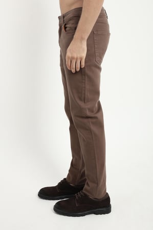 Erkek Slim Fit Kahve Pantolon