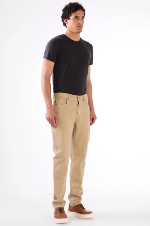 Erkek Slim Fit Vizon Pantolon