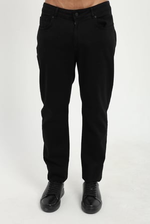 Erkek Slim Fit Siyah Pantolon