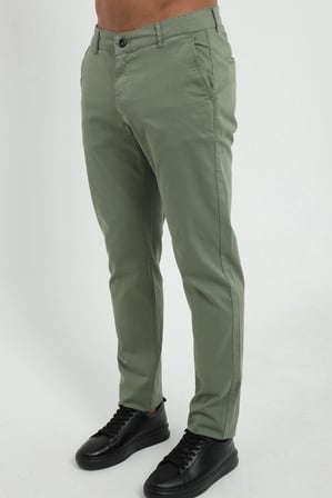Erkek Regular Fit Haki Pantolon