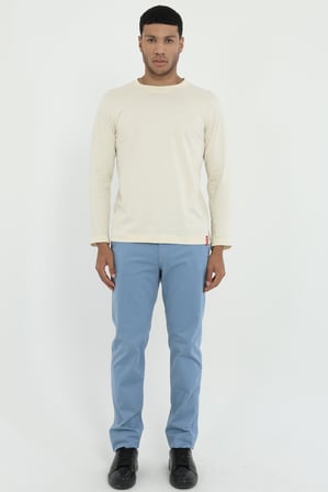 Erkek Regular Fit Mavi Pantolon