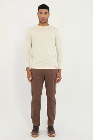 Erkek Regular Fit Kahve Pantolon