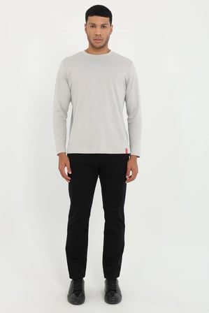 Erkek Regular Fit Siyah Pantolon