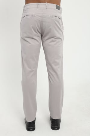 Erkek Regular Fit Açık Gri Pantolon
