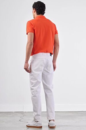 Kırmızı   Düz Erkek T-Shirt - Slim Fit