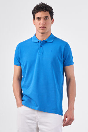 Saks   Düz Erkek T-Shirt - Slim Fit