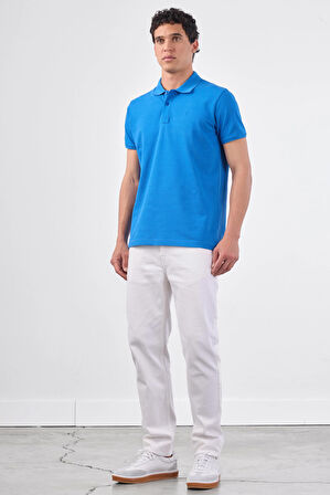 Saks   Düz Erkek T-Shirt - Slim Fit