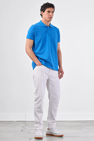 Saks   Düz Erkek T-Shirt - Slim Fit