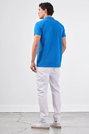 Saks   Düz Erkek T-Shirt - Slim Fit