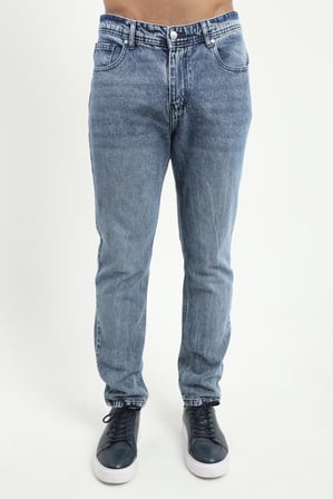 Erkek Regular Fit Lacivert Jean
